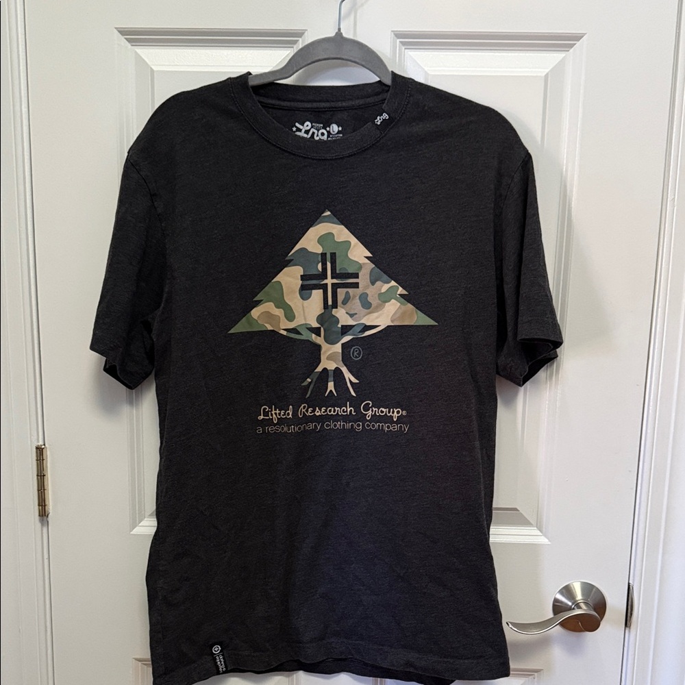 LRG Black Camo Graphic Tee